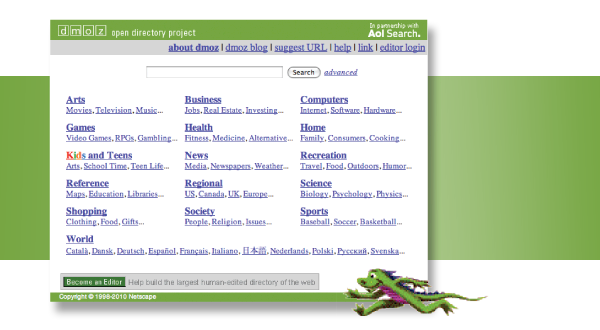 Put your website on the map with DMOZ