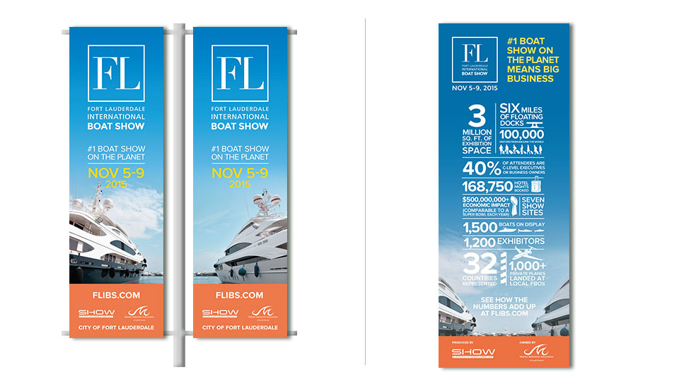 Pole Banners FLIBS International Boat Show