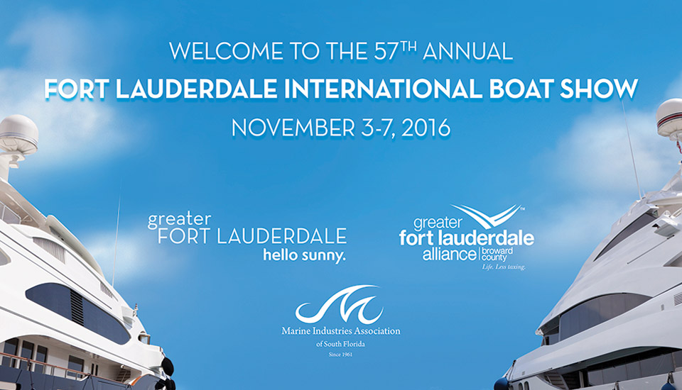 Fort Lauderdale International Boat Show Sign designed by Starmark