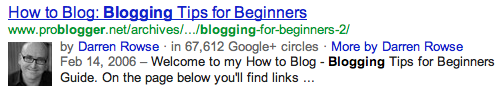 authors-appear-in-google-search-results Google+ Authors appear in Google Search Results