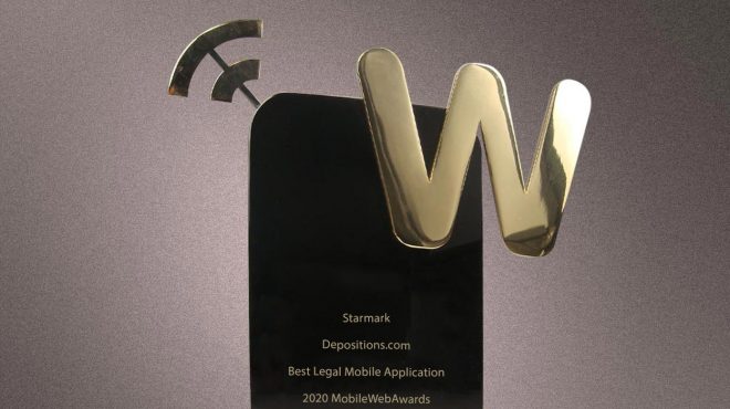 Depositions.com wins Mobile Web Award for Best Legal Mobile Application