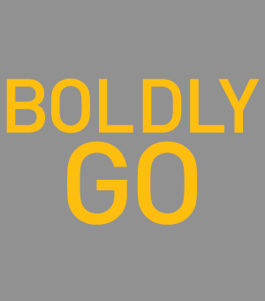 boldly go yellow