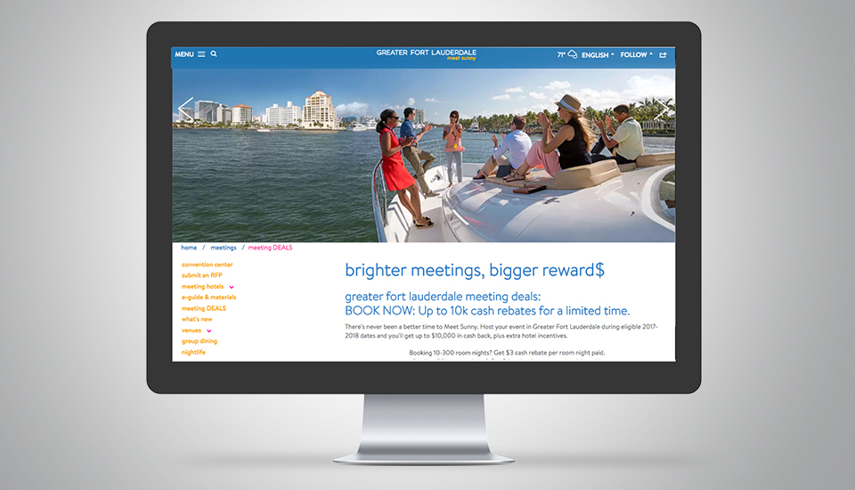 Hello Sunny Landing Page Greater Fort Lauderdale